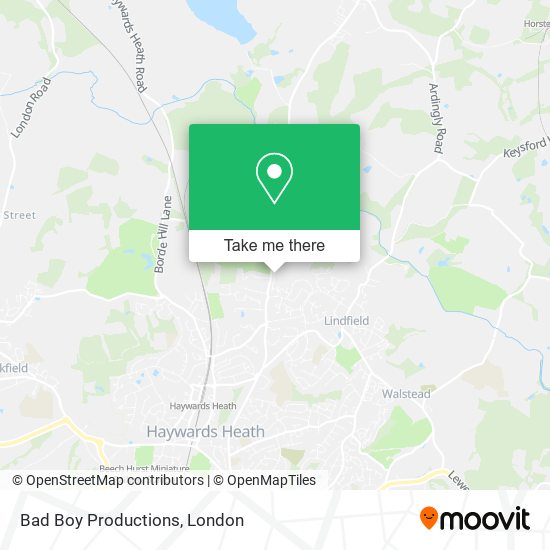 Bad Boy Productions map