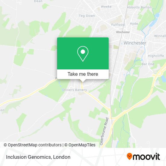 Inclusion Genomics map