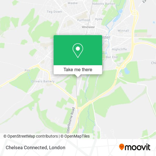 Chelsea Connected map