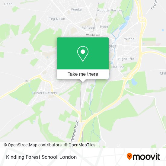 Kindling Forest School map