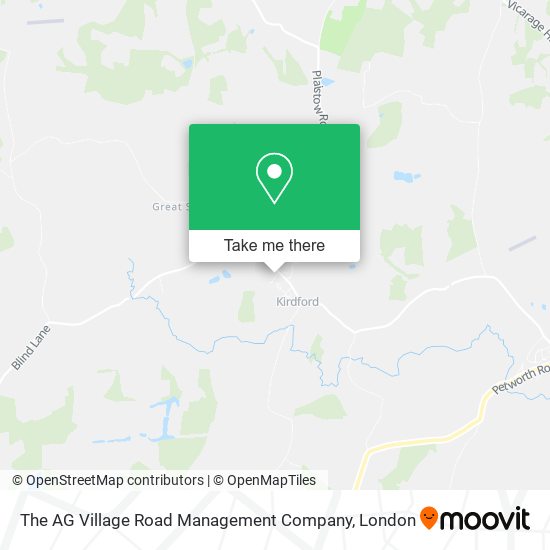 The AG Village Road Management Company map