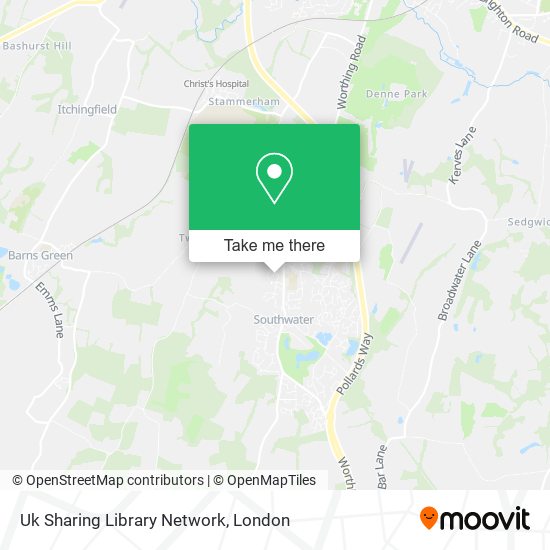 Uk Sharing Library Network map