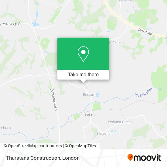 Thurstans Construction map