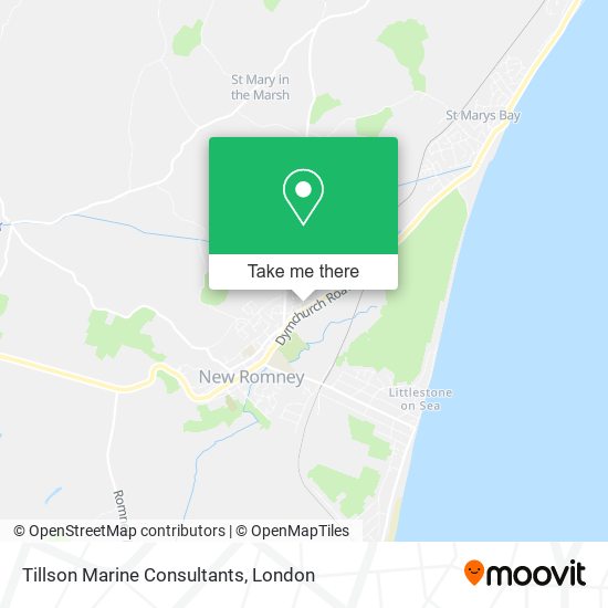 Tillson Marine Consultants map