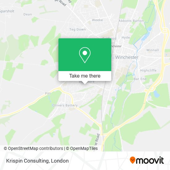 Krispin Consulting map