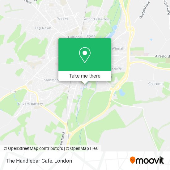 The Handlebar Cafe map