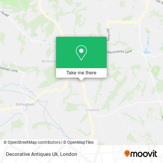 Decorative Antiques Uk map