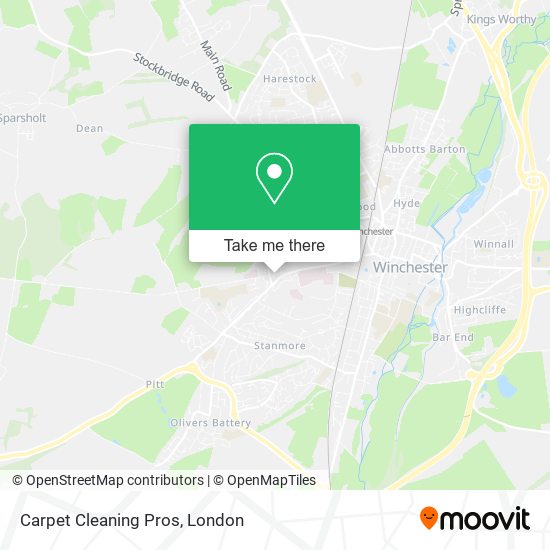 Carpet Cleaning Pros map