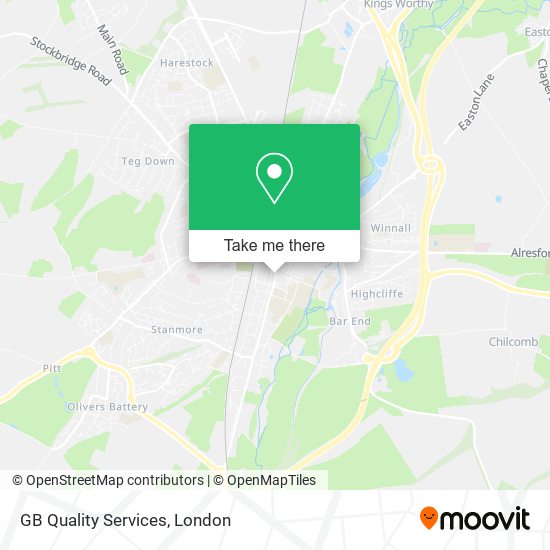 GB Quality Services map