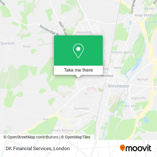 DK Financial Services map