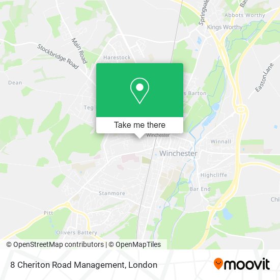 8 Cheriton Road Management map