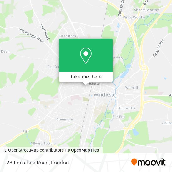 23 Lonsdale Road map