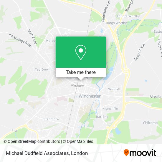 Michael Dudfield Associates map
