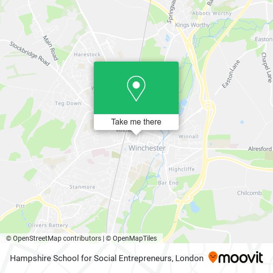 Hampshire School for Social Entrepreneurs map