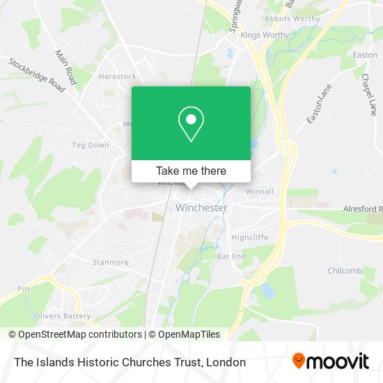 The Islands Historic Churches Trust map