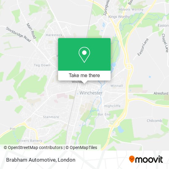 Brabham Automotive map