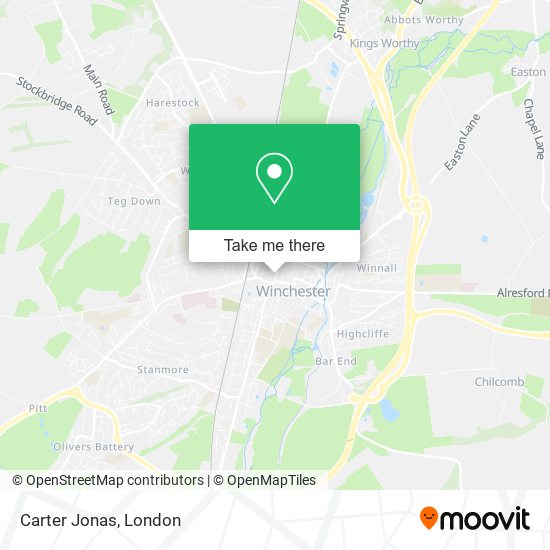 Carter Jonas map
