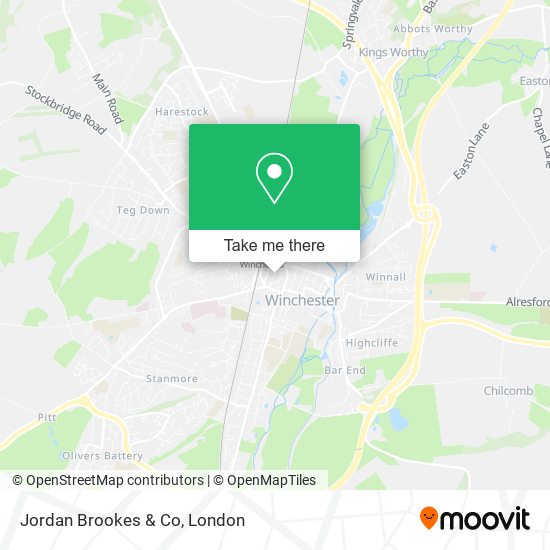 Jordan Brookes & Co map