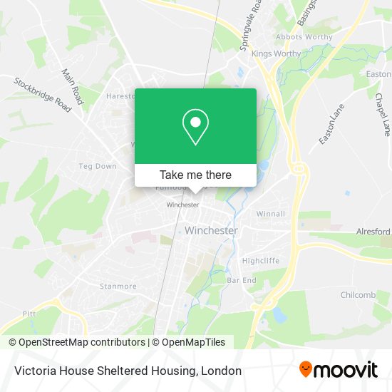 Victoria House Sheltered Housing map