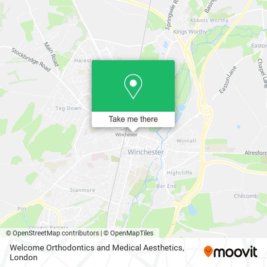 Welcome Orthodontics and Medical Aesthetics map