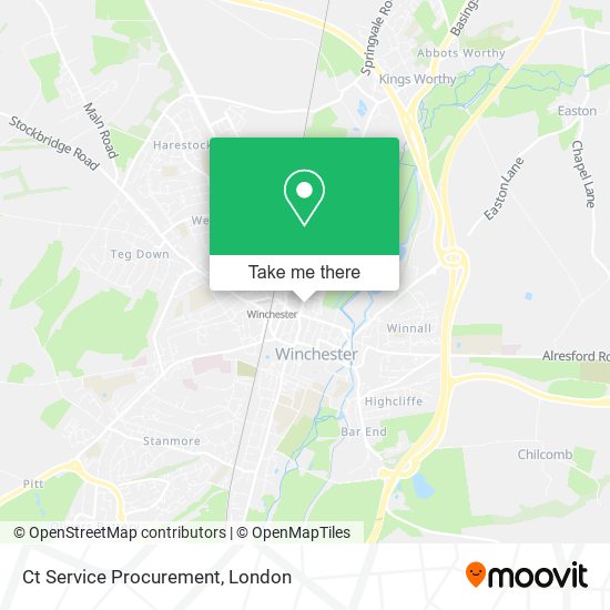 Ct Service Procurement map