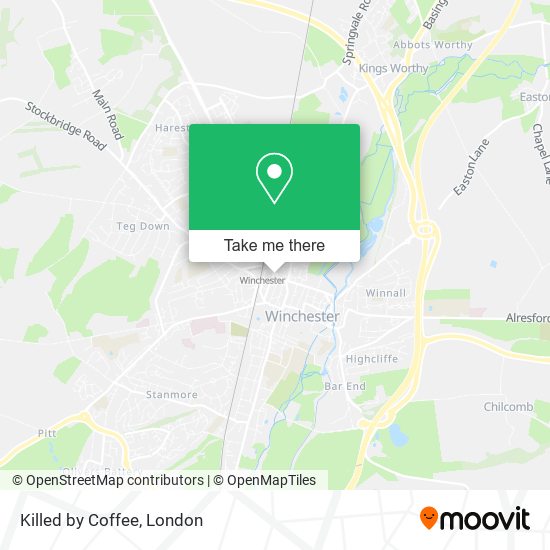 Killed by Coffee map