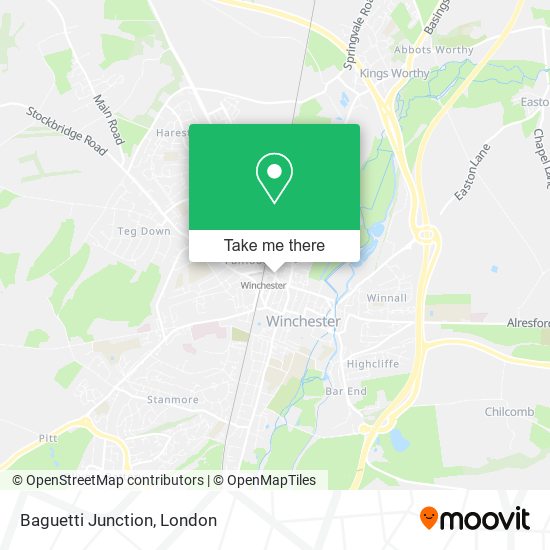 Baguetti Junction map
