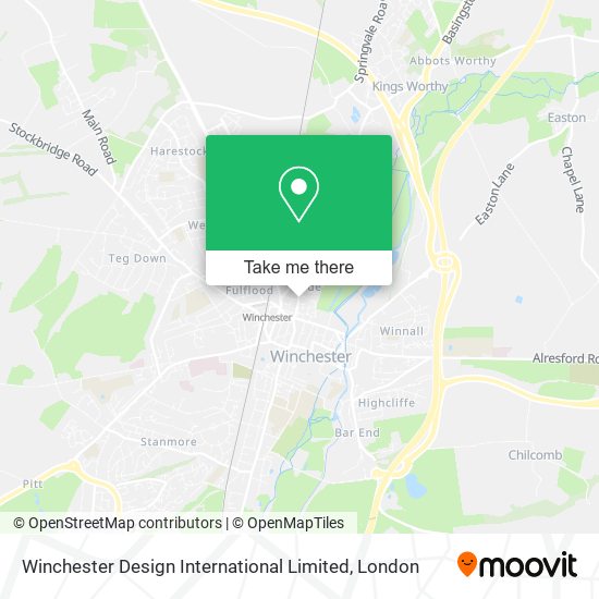 Winchester Design International Limited map