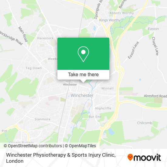 Winchester Physiotherapy & Sports Injury Clinic map
