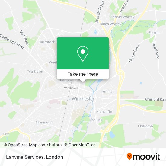 Lanvine Services map