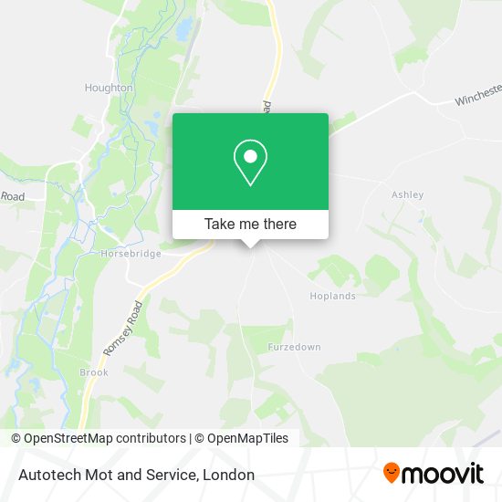 Autotech Mot and Service map