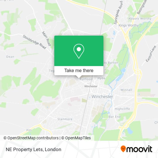 NE Property Lets map