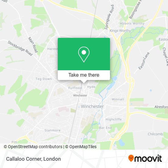 Callaloo Corner map