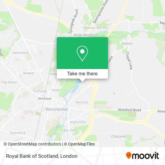 Royal Bank of Scotland map