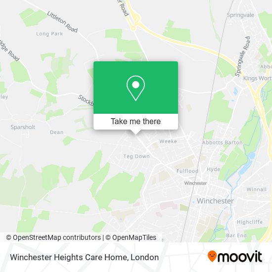Winchester Heights Care Home map