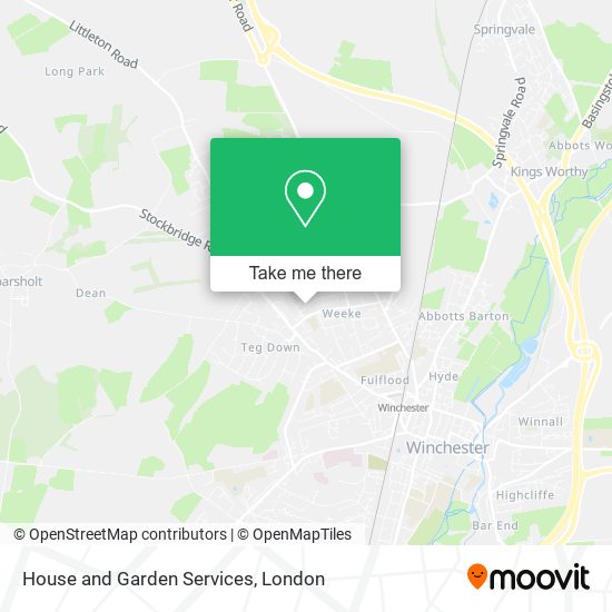 House and Garden Services map