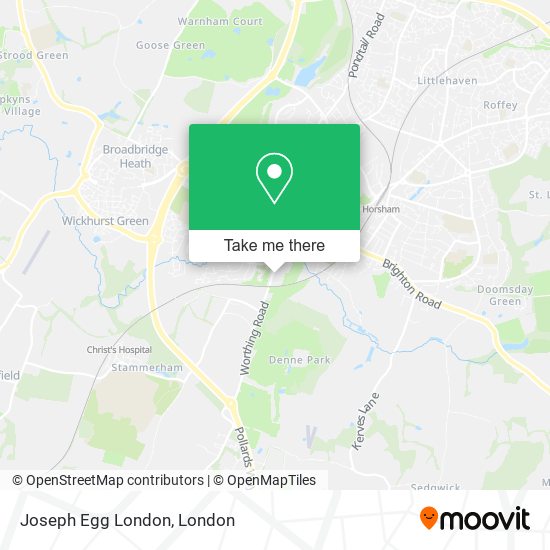 Joseph Egg London map