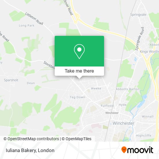 Iuliana Bakery map