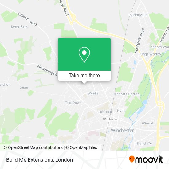 Build Me Extensions map