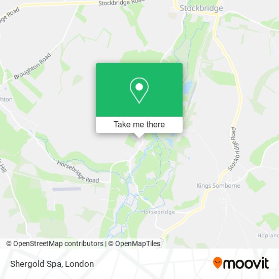 Shergold Spa map