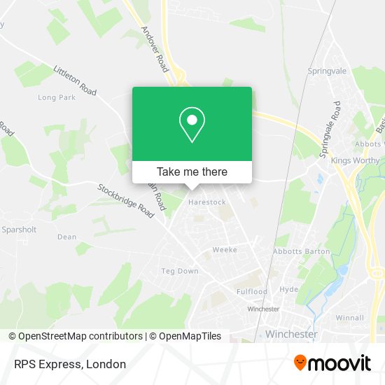 RPS Express map