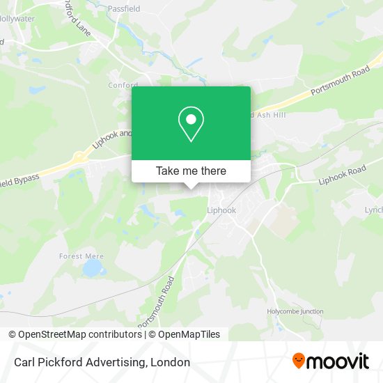 Carl Pickford Advertising map