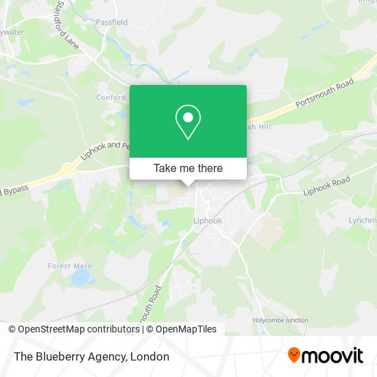 The Blueberry Agency map
