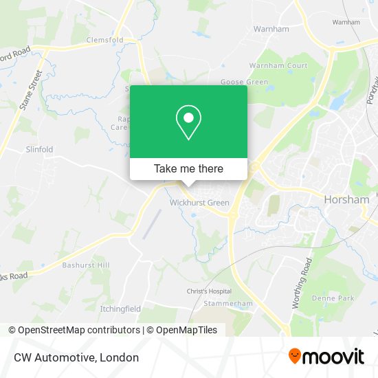 CW Automotive map