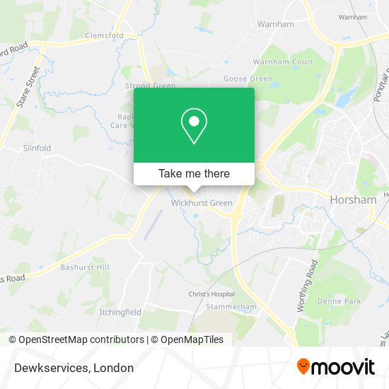 Dewkservices map
