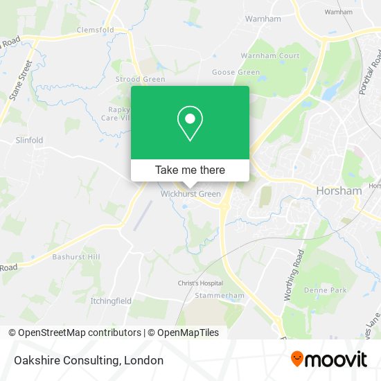 Oakshire Consulting map