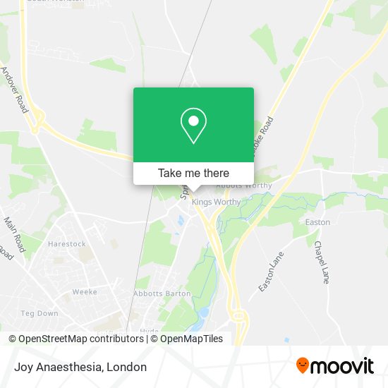 Joy Anaesthesia map