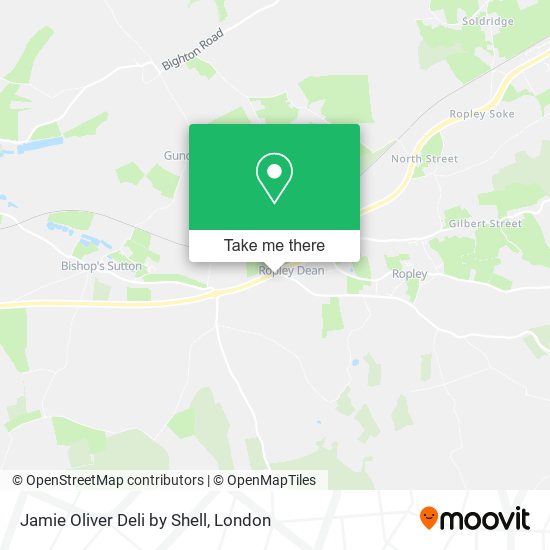 Jamie Oliver Deli by Shell map