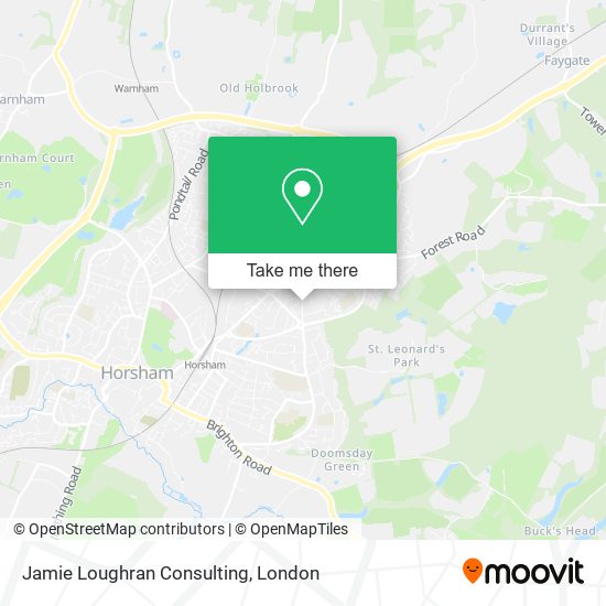 Jamie Loughran Consulting map