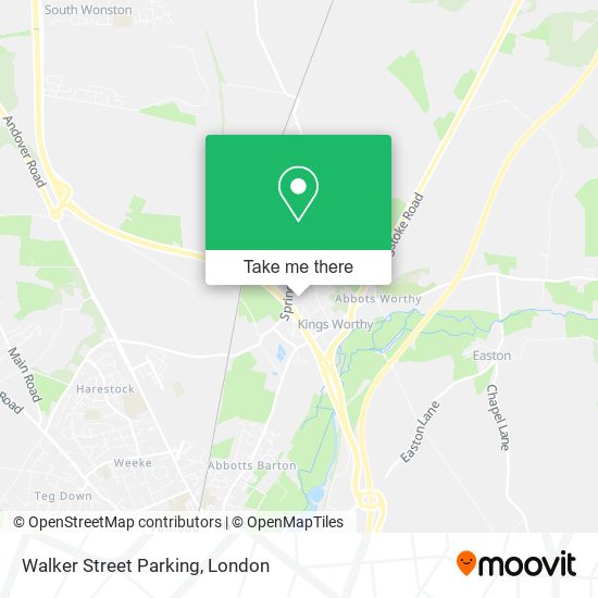 Walker Street Parking map